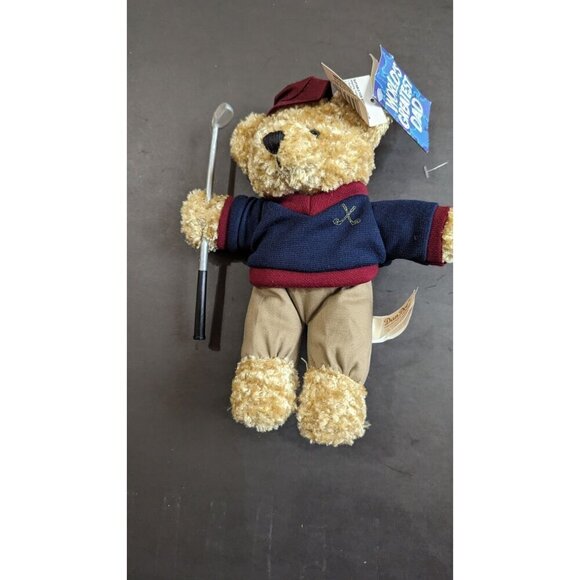 Dan Dee Collectors Choice Light Brown Teddy Bear Plush Animal Golf Greatest Dad - Picture 1 of 8